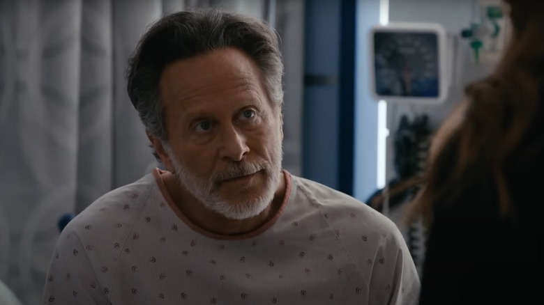 Steven Weber as Dean encounters his ex-wife prior to a kidney transplant on Chicago Med