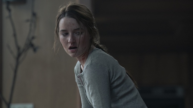 Abby winding up to beat Joel to death in The Last of Us