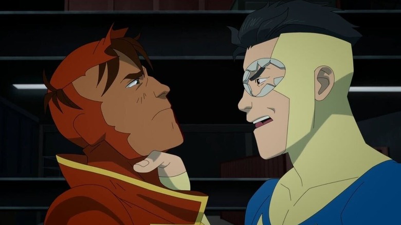 ఇన్విన్సిబుల్ - చెడు ఇన్విన్సిబుల్ వేరియంట్ రెక్స్ స్ప్లోడ్‌ని తన గొంతుతో పట్టుకుంది