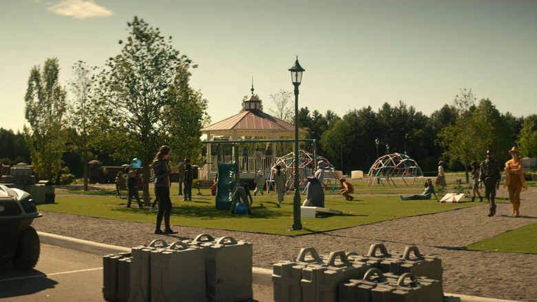 A whole outdoor colony, with supplies all around, on Star Trek: Strange New Worlds