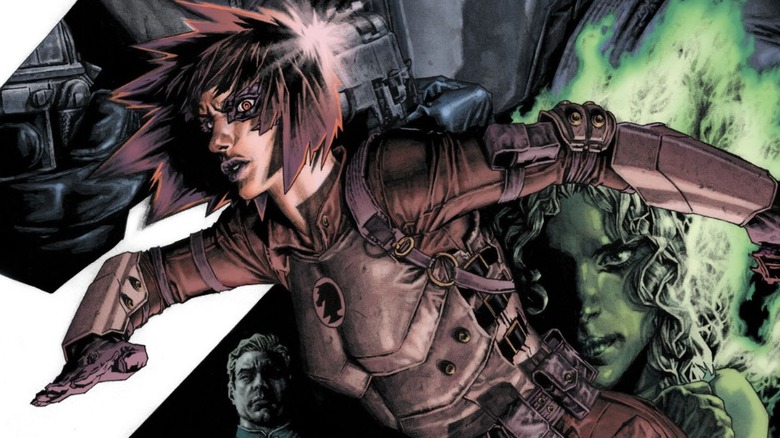 Checkmate #1 cover - Sasha Bordeaux and Fire