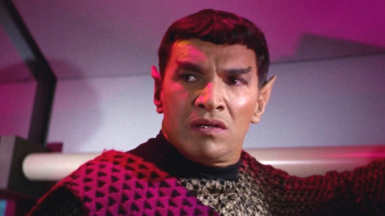 A Romulan commander on Star Trek