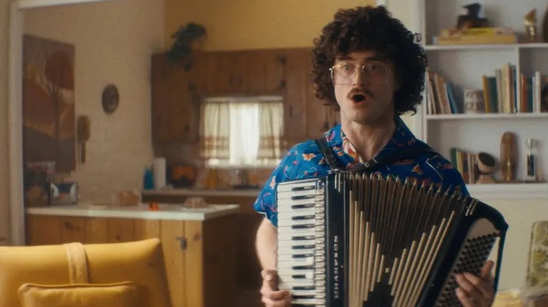Daniel Radcliffe as "Weird Al" Yankovic in Weird: The Al Yankovic Story