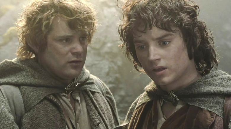 Sam and Frodo discuss what to do with Gollum in The Two Towers
