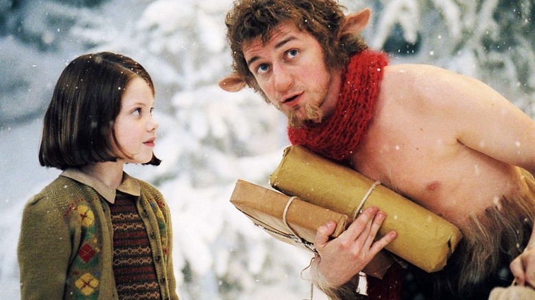 Lucy and Mr. Tumnus in The Lion, the Witch and the Wardrobe