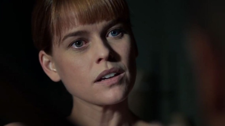 Alice Eve's Mary Walker looking focused on Iron Fist