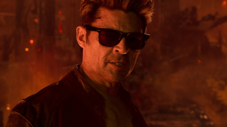 Karl Urban as Johnny Cage in the Neatherrealm in Mortal Kombat II