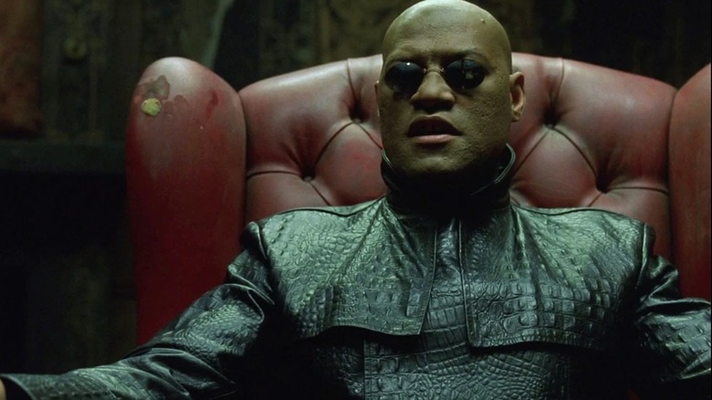Morpheus educates Neo about the red and blue pill in The Matrix