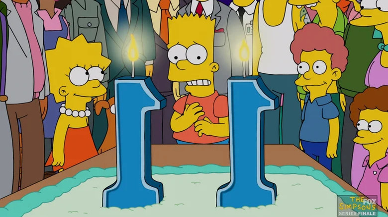 The Simpsons, Bart scared to celebrate his eleventh birthday