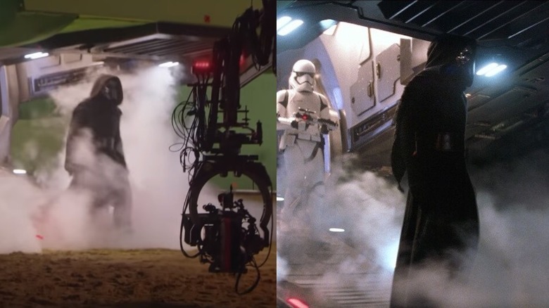 Kyle Ren entrance Force Awakens