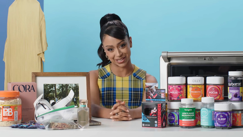 Liza Koshy films a segment for GQ