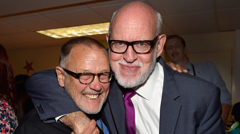 Dave Goelz and Frank Oz at an event together.