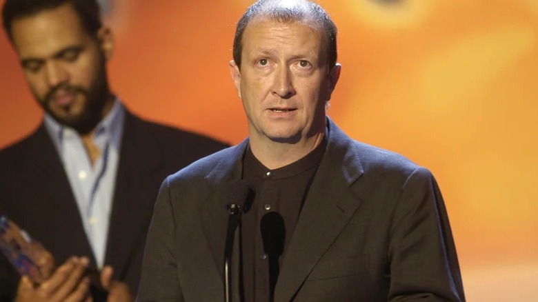 David Shaughnessy accepting an award.