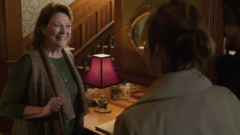 Barara smiling in an episode of Trailer Park Boys