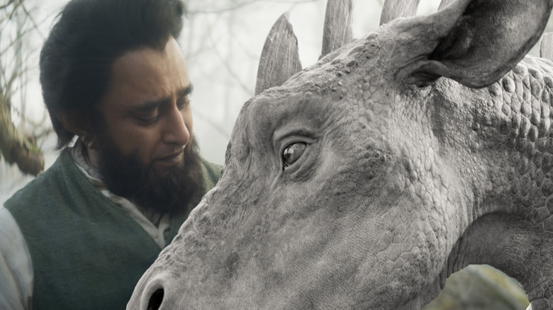 Abel interacting with CGI Gregory