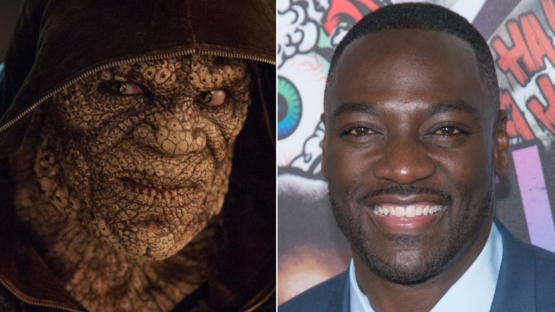 Adewale Akinnuoye-Agbaje Killer Croc makeup
