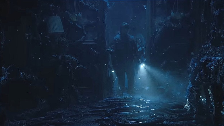 Steve and the others in the Upside Down in Stranger Things 4