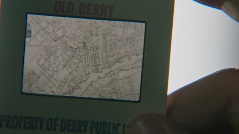 Slide of Old Derry map