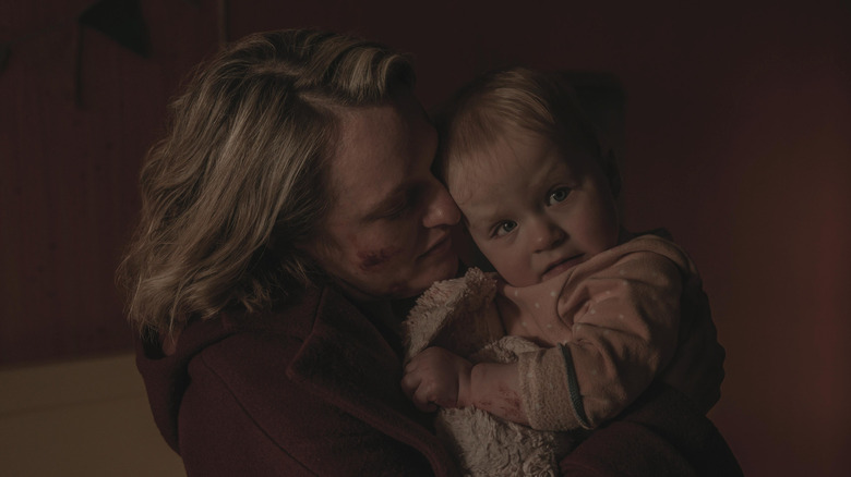 Elisabeth Moss as June in The Handmaid's Tale