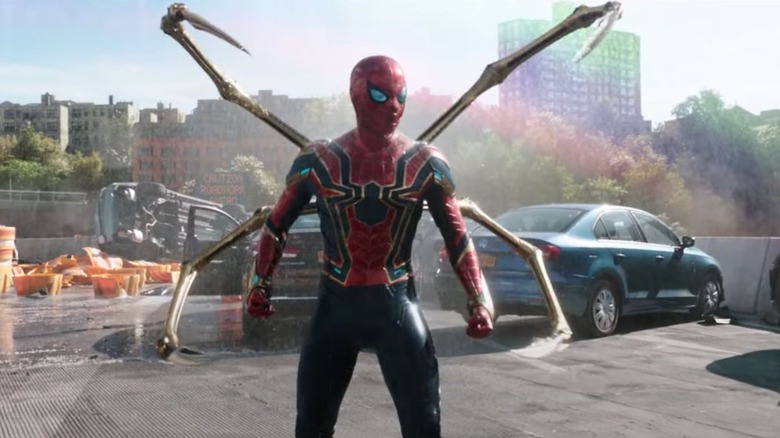 Iron Spider Arms Out No Way Home 