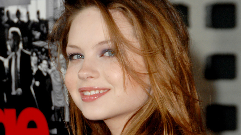 Daveigh Chase smiles red carpet