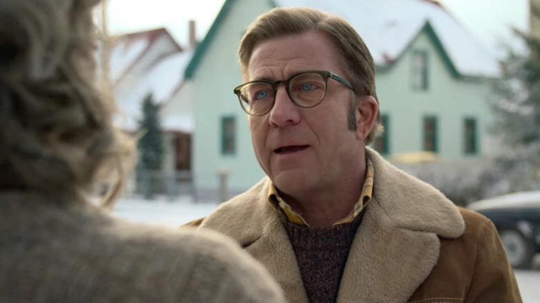 Peter Billingsley reprising his role as Ralphie in A Christmas Story Christmas