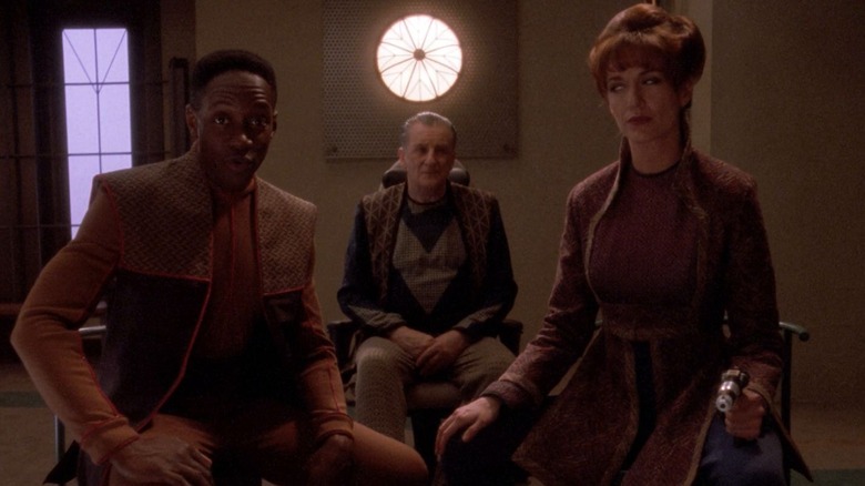 Three members of the Maquis on Star Trek: The Next Generation