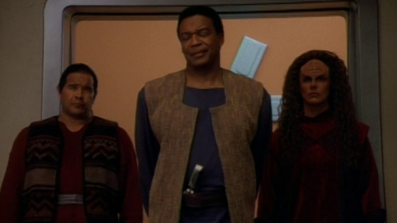 Three members of the Maquis on Star Trek: Deep Space Nine
