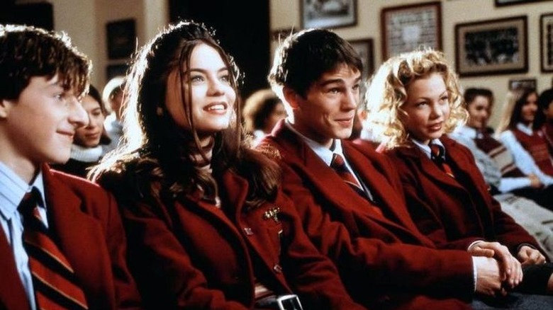 Adam Hann-Byrd, Jodi Lyn O'Keefe, Josh Hartnett, and Michelle Williams in Halloween H20