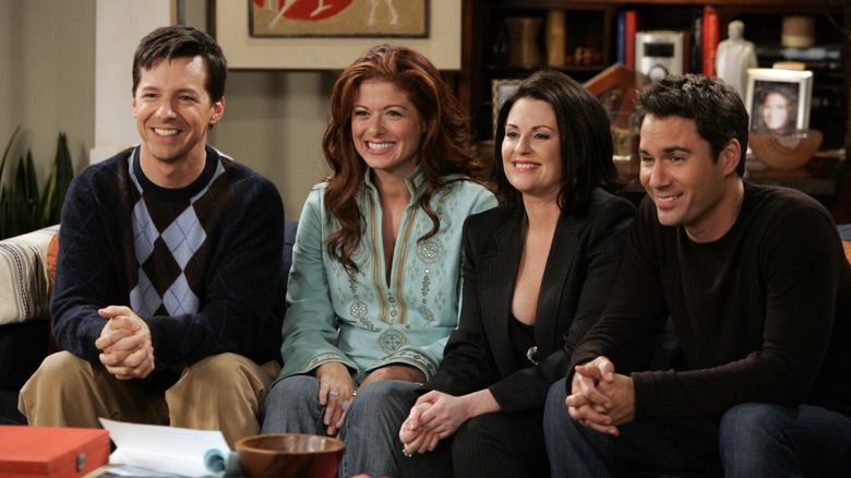 Will & Grace cast on couch in revival