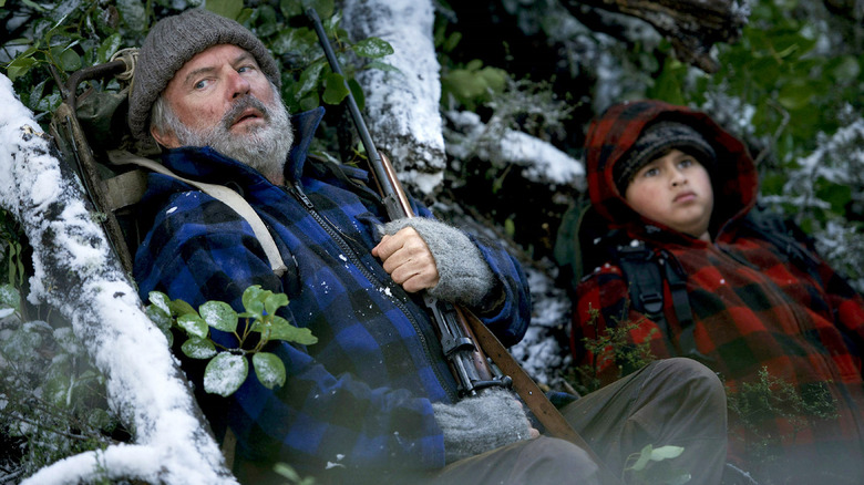 Sam Neill and Julian Dennison in Hunt for the Wilderpeople