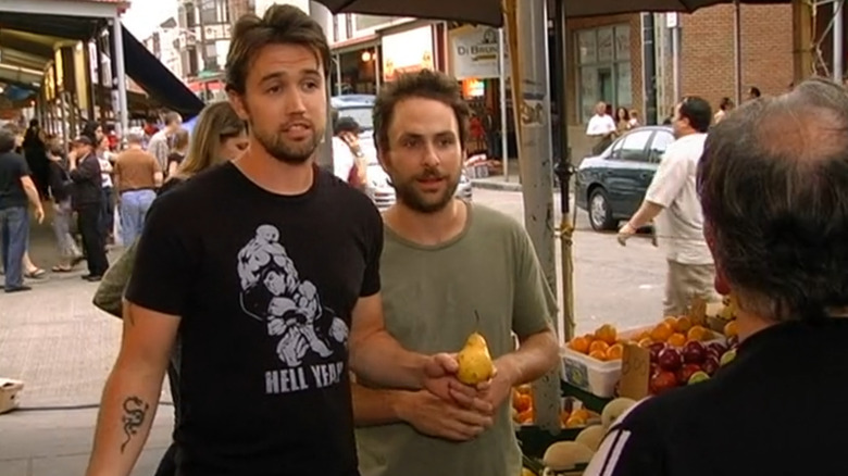 Rob McElhenney as Mac and Charlie Day as Charlie on It's Always Sunny in Philadelphia