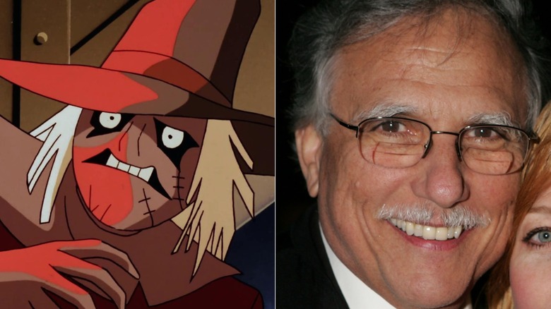 A side-by-side image of Scarecrow and Henry Polic II