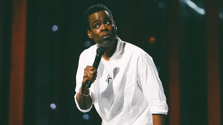 Chris Rock performing stand-up in Selective Outrage
