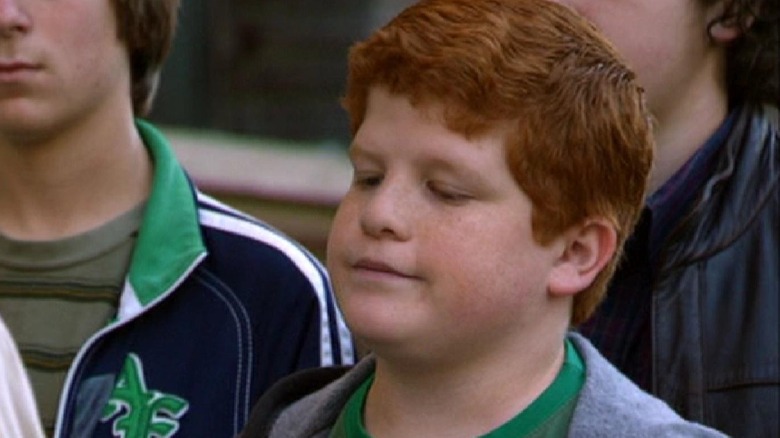 Travis Flory as Joey Caruso, looking down on Everybody Hates Chris