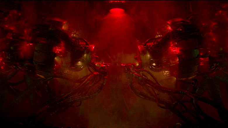 The Pods that Trinity and Neo are Plugged Into