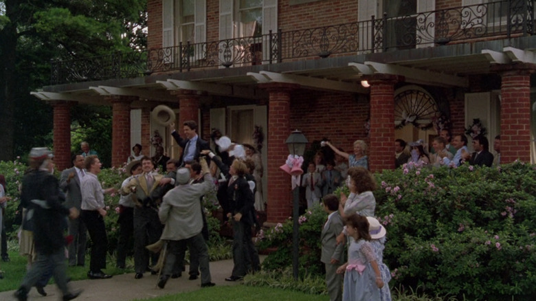 The Eatenton house just after the wedding reception in Steel Magnolias