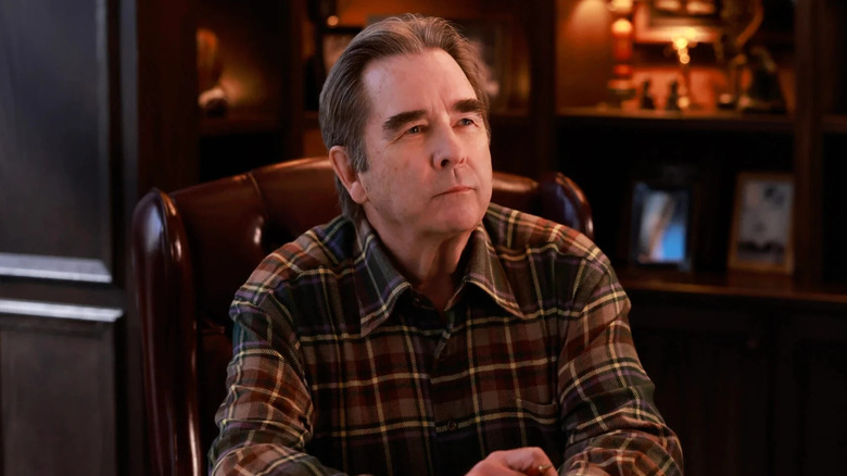Beau Bridges as Howard looking up from his chair on Matlock