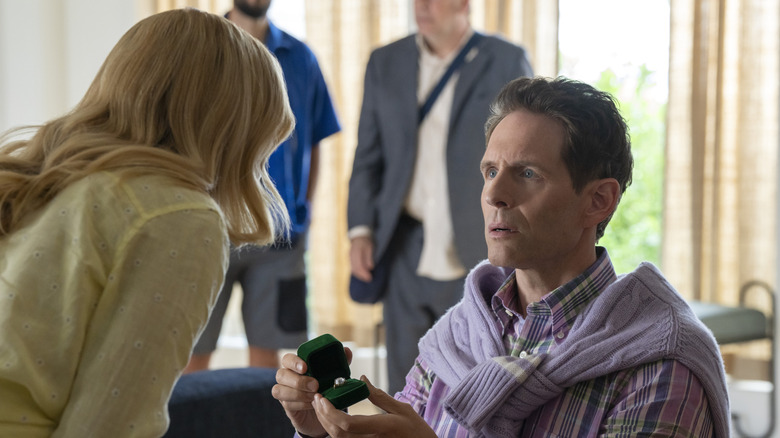 Glenn Howerton as Ethan Corbin the Third, proposing to Simone on Sirens