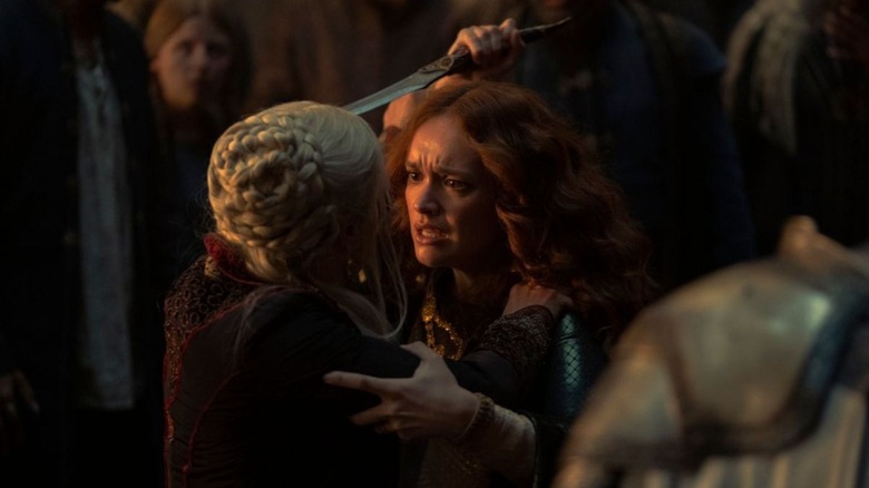 Olivia Cooke as Alicent Hightower in House of the Dragon