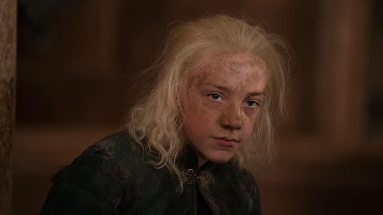 Leo Ashton as Aemond Targaryen in House of the Dragon