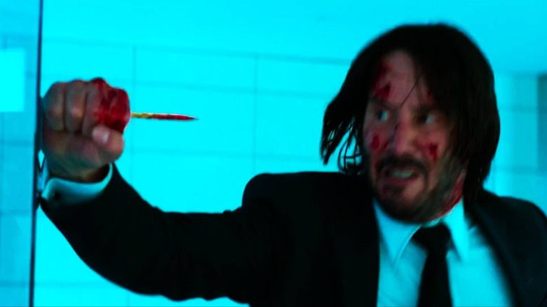 John Wick with a pencil