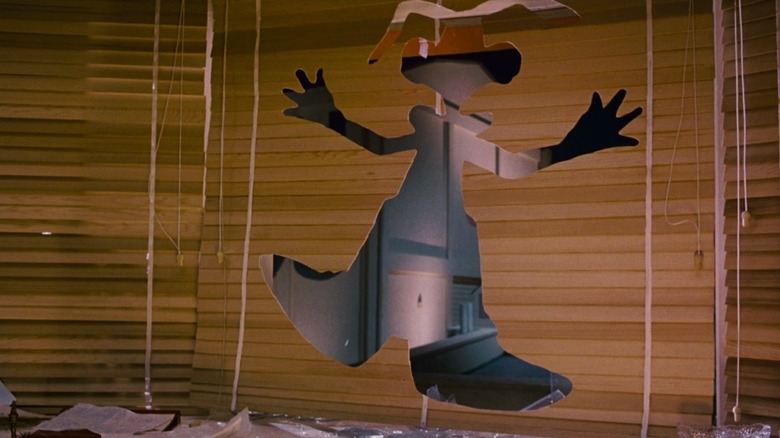 Roger Rabbit-sized hole in blinds