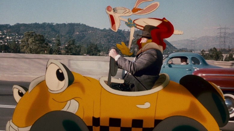 Roger Rabbit and Eddie, cartoon car