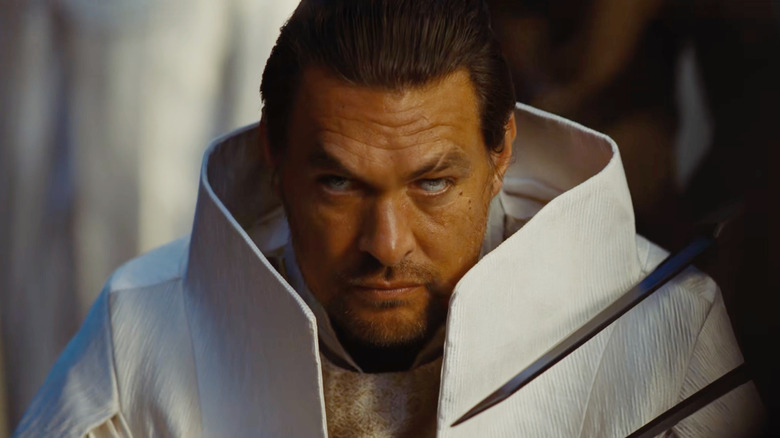 Jason Momoa as Hayt staring intensely in Dune: Part Three