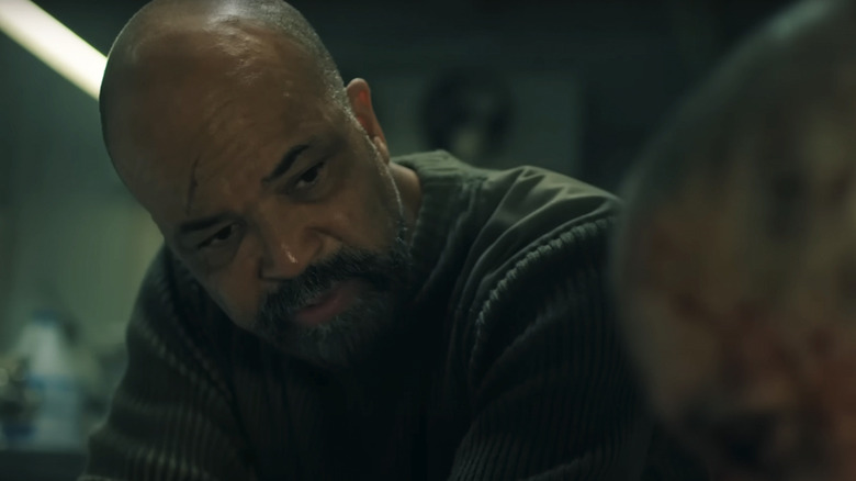 Jeffrey Wright's Isaac Dixon looking serious on The Last of Us