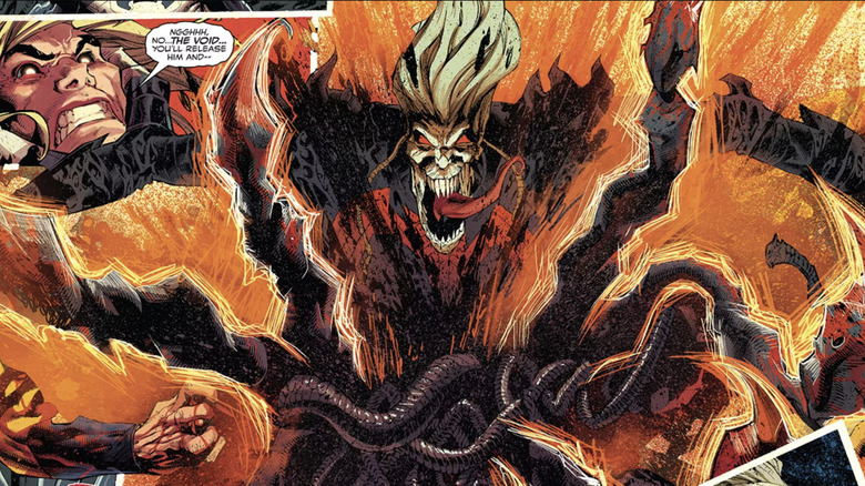 King In Black Knull rips Sentry in half
