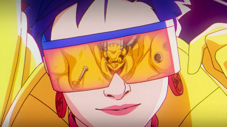 Mojo is reflected in Jubilee's sunglasses in X-Men '97