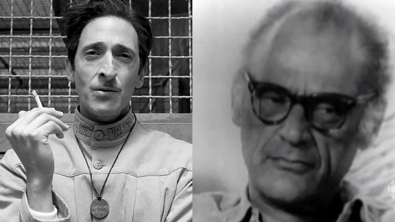 Still from The French Dispatch/Still from CBC interview 