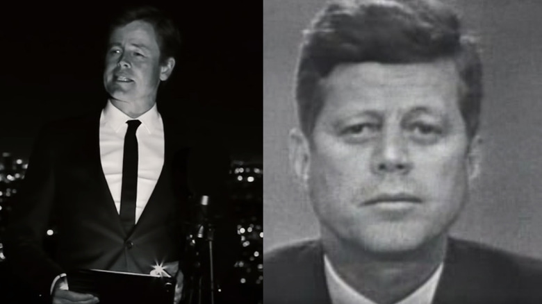 Still from The Speech Kennedy Never Gave/Still from Televised Address to the Nation on Civil Rights 